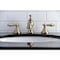 Kingston Brass KC7063AL Vintage 8" Widespread Bathroom Faucet, Antique Brass KC7063AL - alternate 4